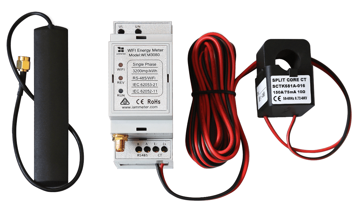 Single Phase Wi-Fi Energy Meter (WEM3080)